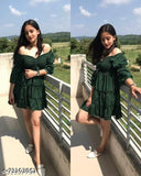 Whitewhale LATEST STYLISH TRENDY NEW FASHIONABLE SHORT DRESS
