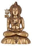 White Whale Lord Shiva Brass Statue Idol Sculpture Hindu God Natraja Shiv Figurine Home Décor