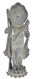 White Whale Lord Ram Brass Statue Rama Idol for Temple Mandir Sculpture Office And Home Decor