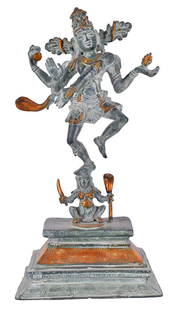 White Whale Brass Dancing Lord Shiva Hindu God Figurine, Yoga. Dancing Shiva, Lord Of Dance, Art, Brass, Meditation Home Décor
