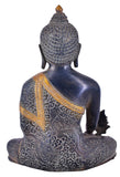 White Whale Brass Buddha Statue Meditation Murti for Home Decor Entrance Office Table Living Room Meditation Luck Gift Feng Shui Home Decor