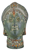 White Whale Brass Antique Goddess Parvati Head Idol Figurine Home Decorative Showpiece Home Decor