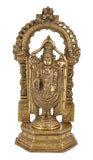 White Whale Lord Tirupati Balaji/Sri Venkateswara Brass Statue Religious Strength God Sculpture Idol Home Décor