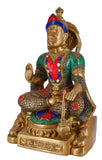 White Whale Lord Hanuman Idol Strength Monkey Figurine Bajrang Bali Statue Brass Sculpture Diwali Decor Gifts
