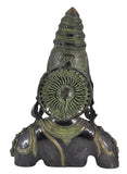 White Whale Brass Antique Goddess Parvati Idol Figurine Home Decorative Showpiece