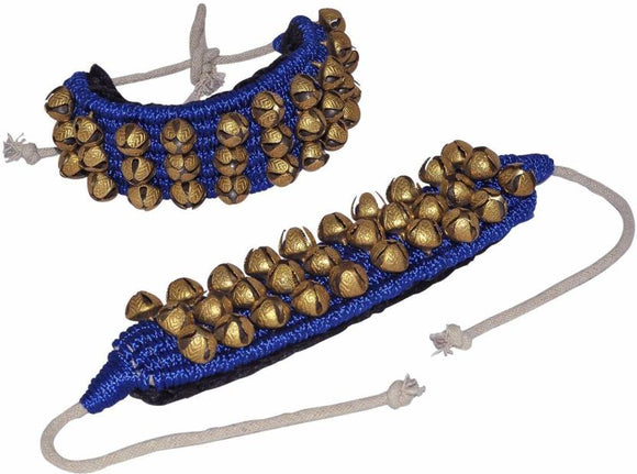 Whitewhale Handmade Indian Classical Ghungroo Dance Accessories Bharatnatyam, Kuchipudi, Odissi Ghungru For Dancer's Feet (30 bells + 30 bells)