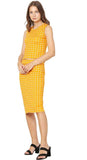 Whitewhale Women Bodycon Mustard Dress