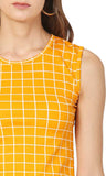 Whitewhale Women Bodycon Mustard Dress