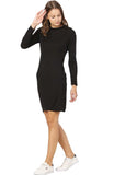 Whitewhale Women Bodycon Black Dress