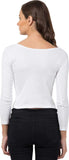 Whitewhale Casual Regular Sleeves Solid Women White Top