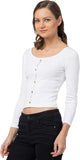 Whitewhale Casual Regular Sleeves Solid Women White Top