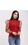 Whitewhale Casual Regular Sleeves Solid Women Red Top