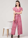 Whitewhale Women Fit and Flare Pink Dress