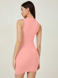 Whitewhale Women Bodycon Pink Dress