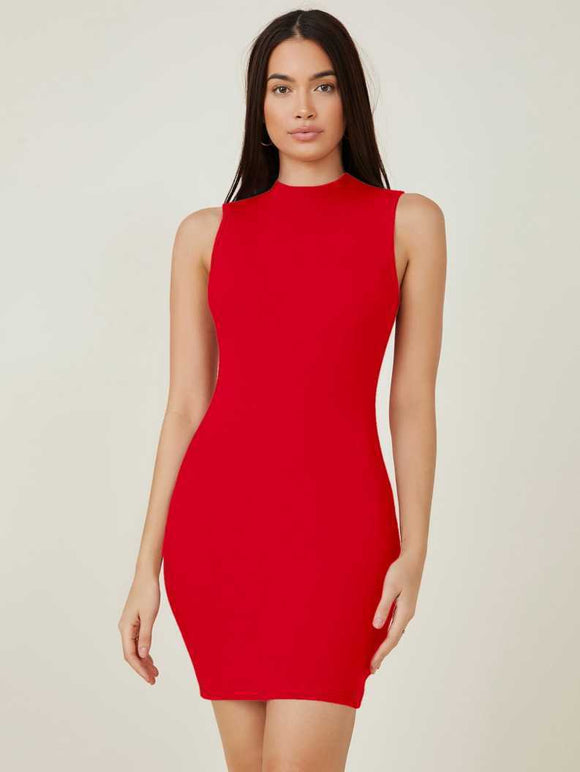 Whitewhale Women Bodycon Red Dress