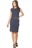 Whitewhale Women Bodycon Navy Blue Dress
