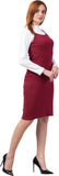 Whitewhale Women Maroon Dungaree