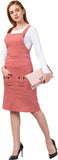 Whitewhale Women Pink Dungaree