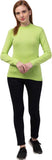 Whitewhale Casual Regular Sleeves Solid Wome Light Green Top