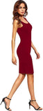 Whitewhale Women Bodycon Maroon Dress