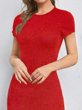 Whitewhale Women Bodycon Red Dress