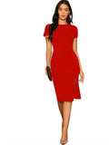 Whitewhale Women Bodycon Red Dress