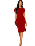 Whitewhale Women Bodycon Maroon Dress