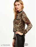 Whitewhale Animal Print Shirt for Women