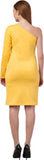 Whitewhale Women Bodycon Yellow Dress