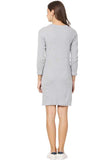 Whitewhale Women Bodycon Grey Dress