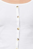 Whitewhale Casual Regular Sleeves Solid Women White Top