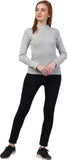 Whitewhale Casual Regular Sleeves Solid Wome Grey Top