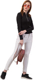 Whitewhale Casual Regular Sleeves Solid Women Black Top