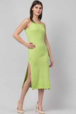 Whitewhale Women Bodycon Light Green Dress