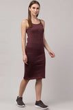 Whitewhale Women Bodycon Maroon Dress