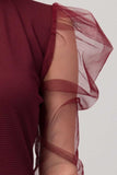 Whitewhale Women Bodycon Maroon Dress