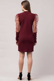 Whitewhale Women Bodycon Maroon Dress