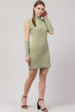 Whitewhale Women Bodycon Light Green Dress