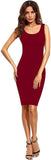 Whitewhale Women Bodycon Maroon Dress