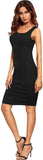 Whitewhale Women Bodycon Black Dress