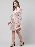 Whitewhale Women Shirt Black, Pink Dress