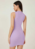 Whitewhale Women Bodycon Purple Dress