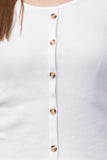 Whitewhale Casual Regular Sleeves Solid Women White Top