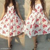 Whitewhale LATEST STYLISH TRENDY NEW PRINTED SHORT DRESS